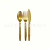 Faca e garfo de plástico descartáveis colher fábrica de comércio exterior transfronteiriço venda direta festa de aniversário cor faca e garfo de plástico PS colher atacado