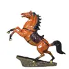Estatueta de Cavalo de Cobre Puro para Sucesso Imediato, Ornamento Colorido de Cavalo de Cobre para Decoração de Casa, Sala de Estar, Escritório, Presente para Inauguração de Casa, Cerimônia de Abertura, Artesanato
