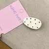 Pinza para el pelo de lunares con lazo estilo Ins, dulce y genial, para flequillo lateral de mujer, pinza de pico de pato, accesorio para el cabello, Pinza para el pelo Roja Ancora