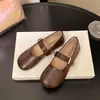 Zapatos Mary Jane Casuales de Punta Redonda para Mujer 2026 Moda Primavera y Otoño Nuevo Estilo Británico Retro Hebilla Plana Zapatos de Una Sola Pieza