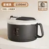 Tigela para Macarrão Instantâneo de Aço Inoxidável 316, Portátil para o Trabalho, com Drenagem, Adequada para Dormitórios Estudantis, com Tampa, Grande Capacidade, para Refeições de Cantina