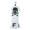 Funda de Palo de Golf Calavera Fantasma de Madera Forro de Tela Pu Impermeable Felpa Engrosada Funda Protectora para Palo 1/F/F/U