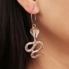2020 Nuevos Pendientes de Moda con Forma de Serpiente Pendientes con Sentido de Diseño para Mujer Celebridad de Internet Europea y Americana Personalizados Elegantes Exagerados Largos