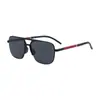 [Personalizado] Gafas de Sol Cuadradas de Moda Europeas y Americanas para Hombre, Montura de Metal Tendencia Personalidad Protección Solar Gafas de Sol para Hombre, Transfronterizo