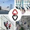 Mosquetão Giratório 30kN Anti-Embaraços Mosquetão Giratório Universal Conector Giratório de Alta Resistência Tecidos para Yoga Aéreo