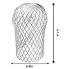 Filtro protector de aluminio para canalón de bajante, protector de salida de drenaje, evita que los residuos de hojas obstruyan la malla del filtro