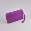 Bolsa de Armazenamento Simples de Silicone em Estoque, Bolsa de Armazenamento Portátil para Viagens e Viagens de Negócios, Bolsa de Armazenamento Quadrada à Prova d'Água e de Umidade para Ferramentas de Maquiagem