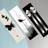 30 Marcadores de Páginas Simples em Preto e Branco com Linhas de Tinta - Manual para Uso em Literatura e Criação - Faça Você Mesmo