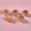 Acessórios de lótus bodhi luminosos, contas de lótus translúcidas tipo gelatina, pingentes de material resina, pulseira e colar DIY atacado