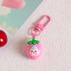 Lindo Colgante de Llavero de Resina de Fruta de Dibujos Animados Ins Dulce Corazón de Niña Mochila Colgante Regalo Personalizado Simple
