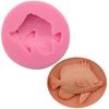 Peixe de bico afiado Flip Cake Molde Cake Molde Flip Cake Molde Flip Cake Molde West Point Panificação Utensílios de silicone Ferramentas de cozinha