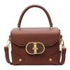 Bolso Pequeño de Color Contrastante Texturizado para Mujer 2025 Nuevo Bolso de Mujer Popular Moda Versátil Bolso Cruzado de Moda Bolso Cuadrado Pequeño de Mano