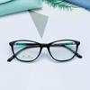 Tienda de gafas nicho de venta rápida TR90 miopía armazón de gafas para hombre y mujer venta al por mayor armazón pequeño presbicia gafas altamente decorativas Oval