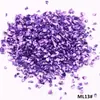 30 Colores Piedra Mineral Imitación Grava de Vidrio Asimétrica Pluma Decorativa Creativa DIY para Uñas Portaplumas Marco de Fotos Material de Relleno para Pintura