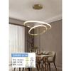 Lámpara de araña de lujo con luz de Internet, lámpara nórdica para dormitorio, moderna, sencilla y atmosférica, para sala de estar, lámpara creativa para comedor, lámpara de mesa para bar.