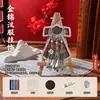 Ímã de geladeira leque de brocado materiais DIY mini pintura decorativa magnética atividades pais e filhos brocado Song equipe cultural e criativa