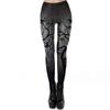 Ventas Directas de Fábrica 2026 Nuevos Disfraces de Halloween, Populares en Europa y América, Leggings Ajustados de Nueve Puntos para Mujer Wkdk1019