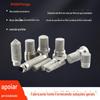 Elemento Filtrante Sinterizado com Rosca Interna de Aço Inoxidável Sensor de Temperatura e Umidade Metal Poroso Cone Pontiagudo Cobertura Protetora M10*1