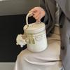 Bolsos Mini Populares para Mujer de Este Año 2025 Nuevo Diseño Nicho Bolso Cruzado Estilo Caliente de Celebridad de Internet Bolso Satchel Tipo Cubo