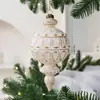 Novos enfeites de bola de Natal estilo antigo 2026, decorações DIY para árvore de Natal, bolas para pendurar em vitrines