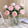 Sensación de Alta Simulación Humectante Rosa Decoración del Hogar Sensación Flores Falsas Flores de Boda Flores de Té Rosa Humectante Flores de Simulación