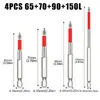 Conjunto S2 Vermelho Pontas de Chave de Fenda Phillips Magnéticas Fortes Alto Torque Antiderrapantes Cabeças de Chave de Fenda Universais Resistentes ao Desgaste