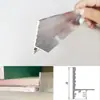Perfil de Fita de Vedação para Junta de Dilatação de Teto de Gesso Acartonado para Teto de Sala de Estar, Canal para Iluminação Indireta de Borda Reta, Linha de Canto Reto de Pálpebra Dupla