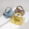 Nova Moda Bolsa de Mão com Padrão de Lichia Bolsa Almofada 2026 Design de Nicho Cor Doce Bolsa Transversal Feminina Bolsa de Ombro