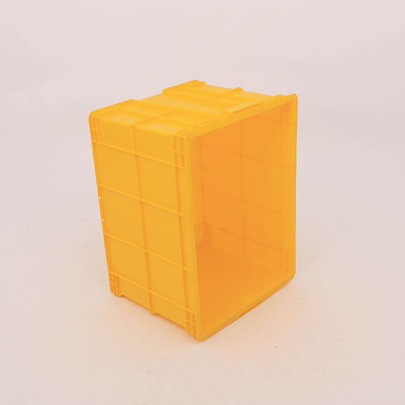 工业塑料周转箱600-400箱长方形蓝色塑料箱胶框