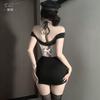 Xianyi Lencería Sexy Uniforme de Cosplay de Policewoman Sexy Estilo Abstinentemente Caliente Dama Madura Discoteca 8002 Cosplay de Policewoman