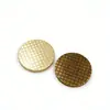 Espejo de Maquillaje de Metal con Tapa Deslizante, Espejo de Aleación de Zinc de Doble Cara Estilo Vintage Hecho a Medida, Fábrica de Productos Periféricos de Marca de Belleza en Dongguan