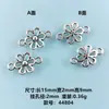 Múltiples Estilos de Colgantes de Flores Pequeñas de Flores Frescas Accesorios de Joyería de Aleación de Zinc para Manualidades Collares Bolsas Dijes Venta al por Mayor