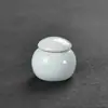 Cerâmica pequeno tamanho Mini Pote de Ponta do Dedo Pote Selado Frasco para Pó Perfumado Caixa de Rouge Antiga Caixa de Batom Caixa Pequena