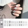 Unhas Usáveis Pré-Fabricadas no Atacado, Unhas Usáveis Simples de Banda Completa com um Toque de Luxo, Coleção de Adesivos para Unhas Clareadores