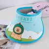 Sombrero de Sol Infantil Abierto con Diseño de Sandía, Protección UV 3D, Ala Ancha, Diseño de Dibujos Animados, Disponible en Cinco Colores