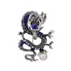 2024 Ano do Dragão Presente Zodíaco Dragão Terno Masculino Broche Mulheres High-end Terno Acessórios Pin Decoração de estilo chinês