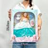 Caixa de Presente Boneca Barbie Menina para Vestir Boneca Articulada bjd de Simulação Brinquedo de Casa de Brincar para Crianças Presente de Agência