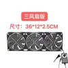 Ventilador de Refrigeración 12V Alta Velocidad de Flujo de Aire Ajustable 220V Ventana Gabinete Chasis Soporte para Suculentas Florero Radiador Refrigeración