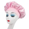 Venda Quente Transfronteiriça Touca de Cetim de Aba Larga Alta Elasticidade Touca para Beleza e Cuidados com o Cabelo Touca Respirável Touca para Banho de Quimioterapia Touca Turbante