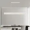 Lámpara Colgante Moderna Estilo Italiano para Mesa de Comedor con Hilo de Pescar: Espectro Ajustable, Diseño de Alta Estética, Nueva Luz de Restaurante de Gama Alta