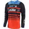 Ropa de Descenso Versión de Equipo Más Vendida Transfronteriza, Ropa de Ciclismo Transpirable de Manga Larga, Ropa de Verano para Bicicleta de Montaña y Motocicleta Todoterreno