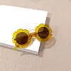 Versão coreana de óculos de sol de florzinha moda infantil óculos de girassol para bebê meninos e meninas óculos de sol de flor personalizados moda de rua