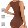 Calzones de una pieza europeos y americanos sin costuras de hombro ancho talla grande con abertura en el pecho, comercio exterior, moldeador abdominal fuerte postparto