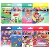 Caixa com 12 mini lápis de cor coloridos, com grafites coloridos, para crianças do ensino fundamental, ideais para pintura e desenho. Canetas à base de óleo.