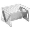 Produto Popular Transfronteiriço Ferramenta Estilo Camping Churrasco Dobrável Cartão Aço Inoxidável Portátil Pequeno Fogão a Carvão Churrasqueira