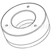 Base de inductor 160 base de anillo magnético 43 mm BASE