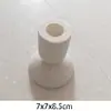 Suporte de Velas Estilo Wabi-Sabi Minimalista em Faux Travertino, Peça Decorativa de Arte Vintage para Casa, Hotel e Quartos Modelo Amazon
