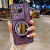 Spark9 Olhos Encantadores Adequado para Pova6Pro Glitter Gradiente Capa de Celular Note40 Espelho Cosmético Smart8 Hot40