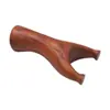 Tirachinas de madera de pera de cártamo estándar para exteriores con banda de goma plana de presión rápida para adultos, tirachinas competitivo de alta precisión, arco completo gratis