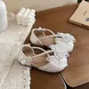 Zapatos de Vestir Nuevos 2026 con Lazo de Pedrería para Niñas, Sandalias de Princesa, Zapatos Brillantes de Verano para Niños con Suelas Suaves